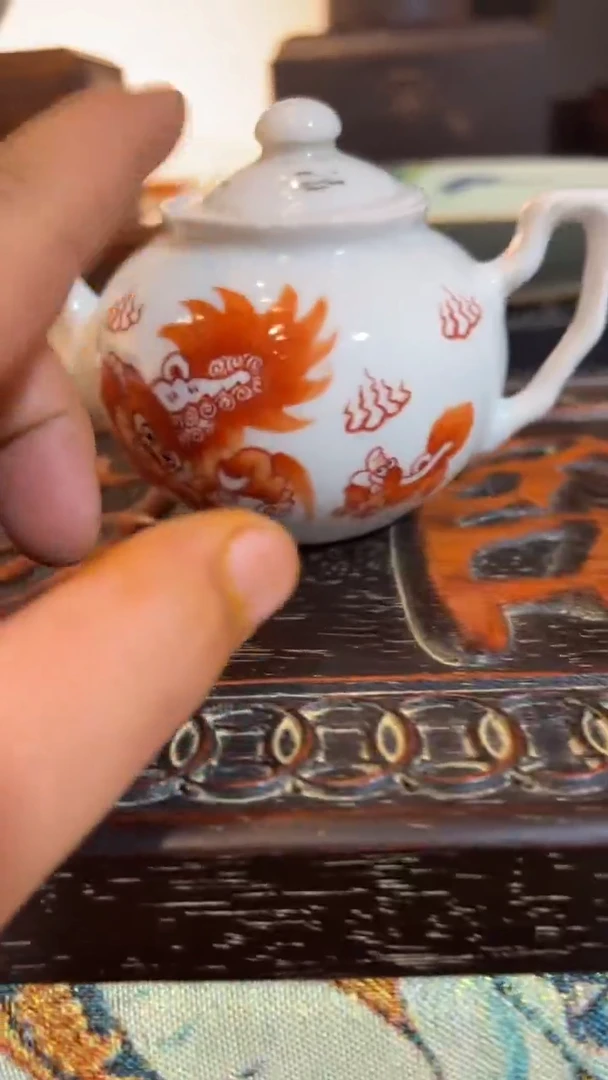 摆件狮子手把水壶123456789