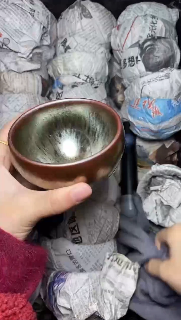 【闪购商品】茶盏金丝万缕 盏三疯建盏茶器