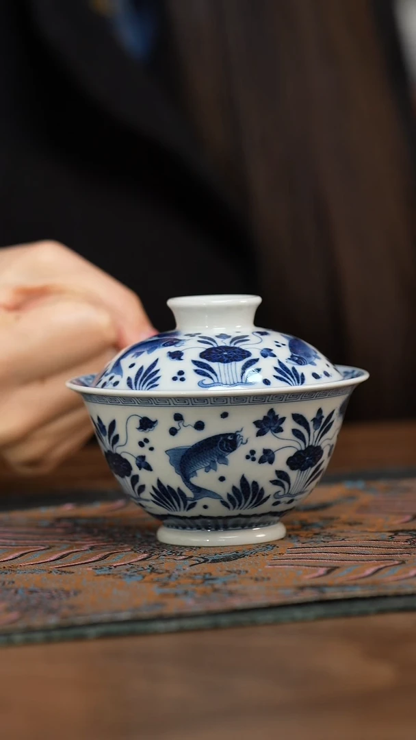 【闪购商品】水造 鱼藻盖碗盖碗