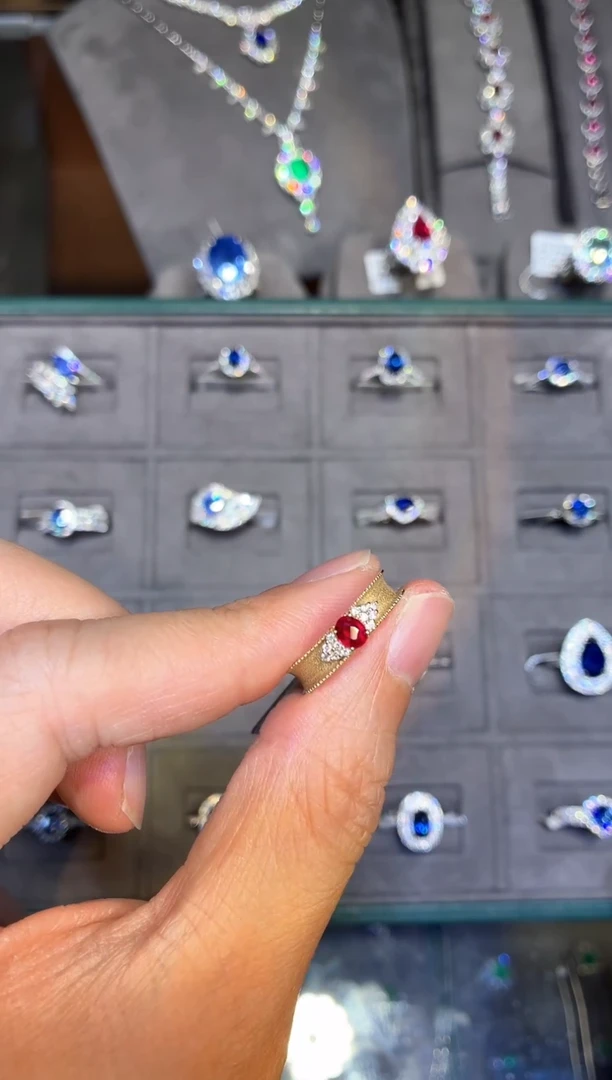 18K金镶嵌戒指红宝石【闪购】0.33ct/七天鉴赏