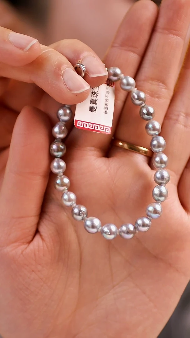 未镶嵌手绳海水珍珠珍珠