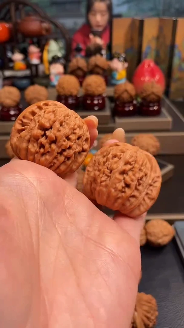 【闪购商品】文玩核桃把件A918四座楼41