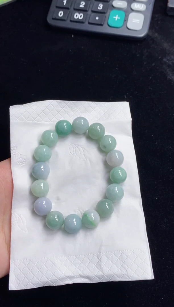 未镶嵌手串翡翠288号链接天然缅甸翡翠A货一物一证发货