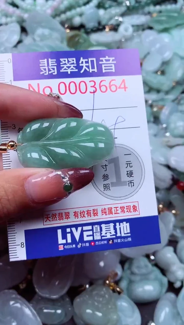 吊坠(不含链)未镶嵌翡翠3664