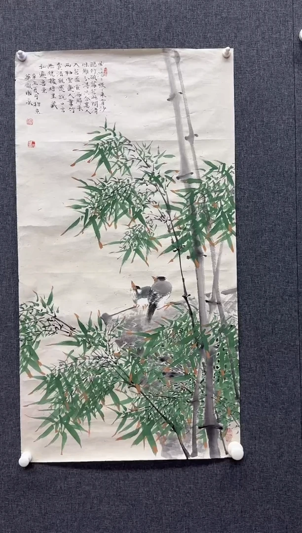 国画炳山艺术--朱一水老师作品