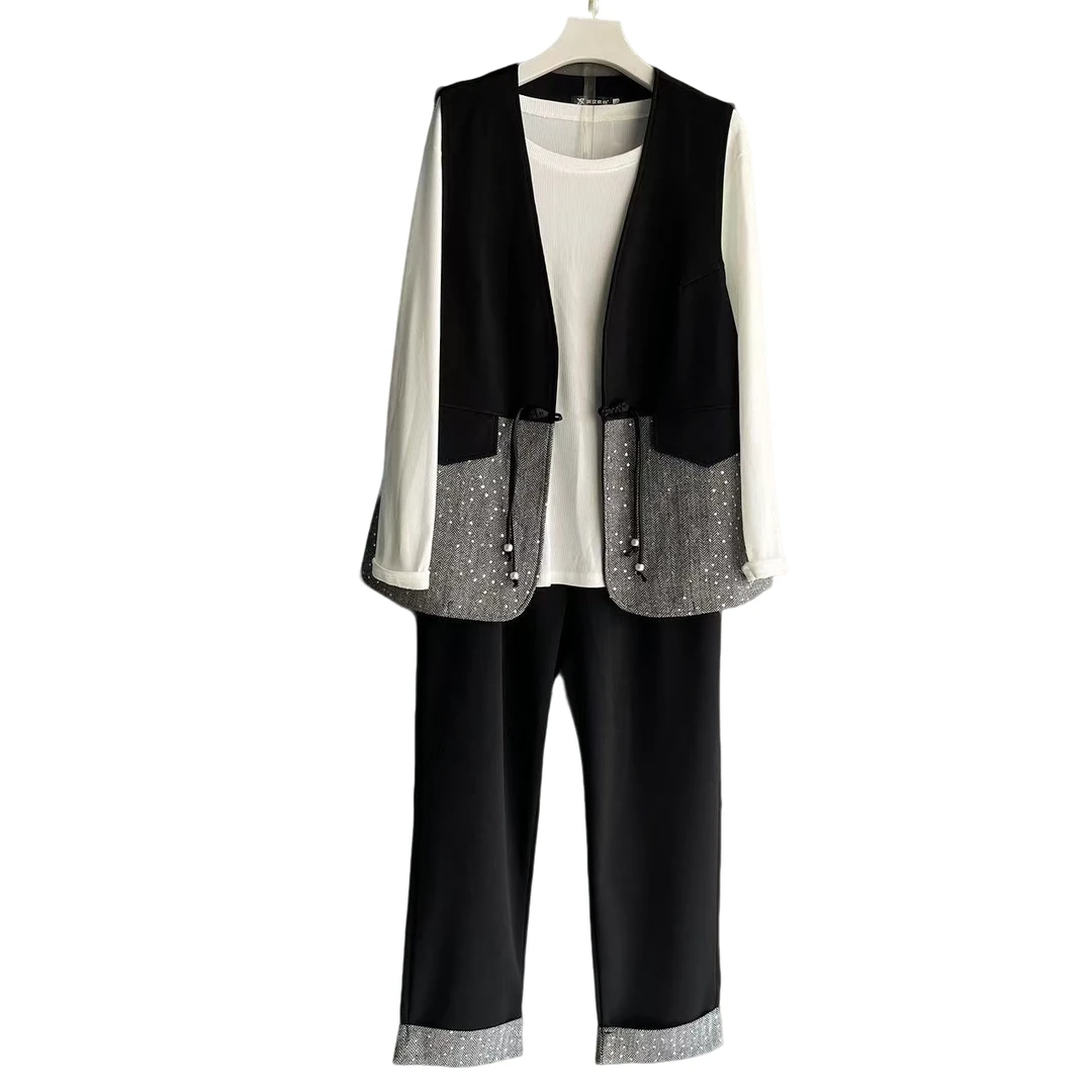 大码女装时尚三件套