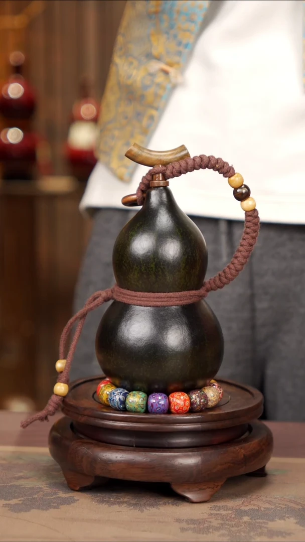 【闪购商品】36易林大漆酒葫芦----78