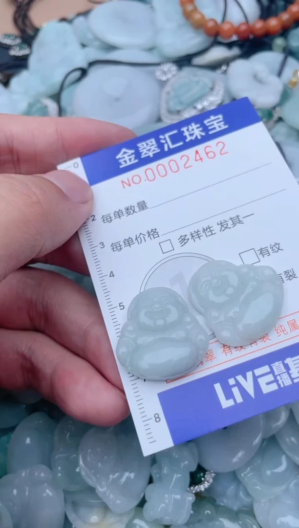 翡翠未镶嵌颈饰2462