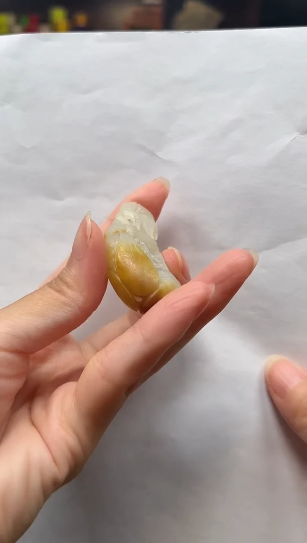 和田玉未镶嵌颈饰檀*吊坠