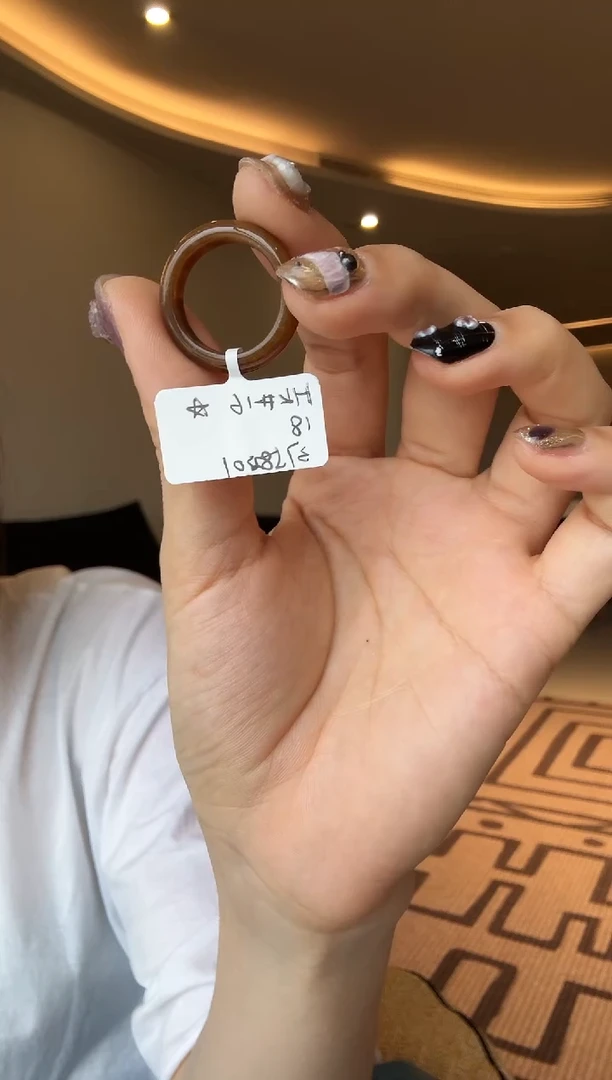 【闪购商品】和田玉戒指未镶嵌16码全糖