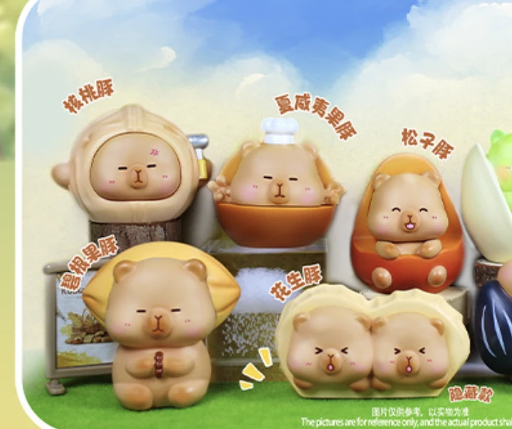 【拆盒】开心豚豚坚果铺可爱摆件