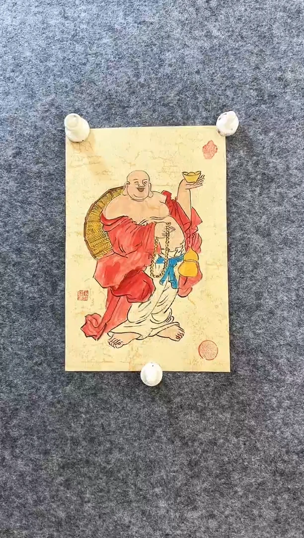 书法国画《罗汉作品》