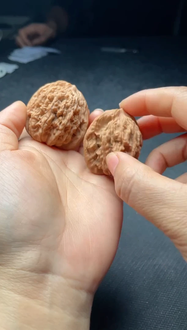 把件文玩核桃w100  麦虎