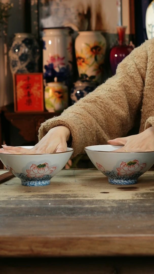 【闪购商品】瓷片景德镇纯手工釉下彩精品餐具