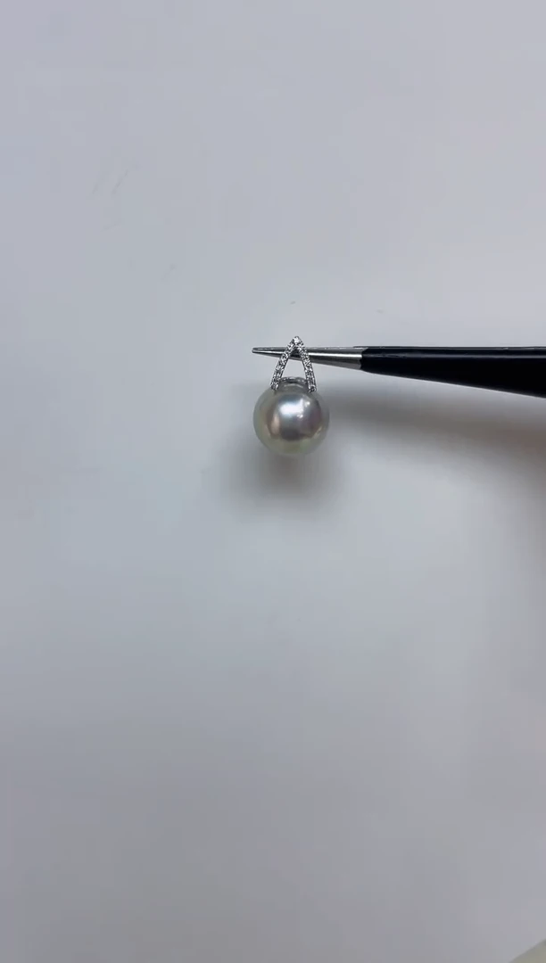 海水珍珠18K金镶嵌颈饰