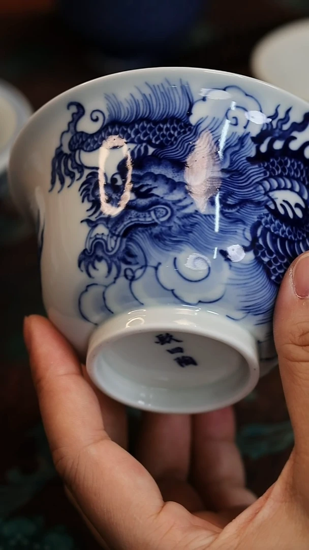 起**班镹曰陶手工手绘柴窑茶具