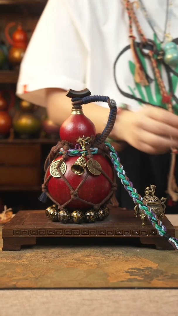 019大漆葫芦一物一拍记葫堂出品不带手串