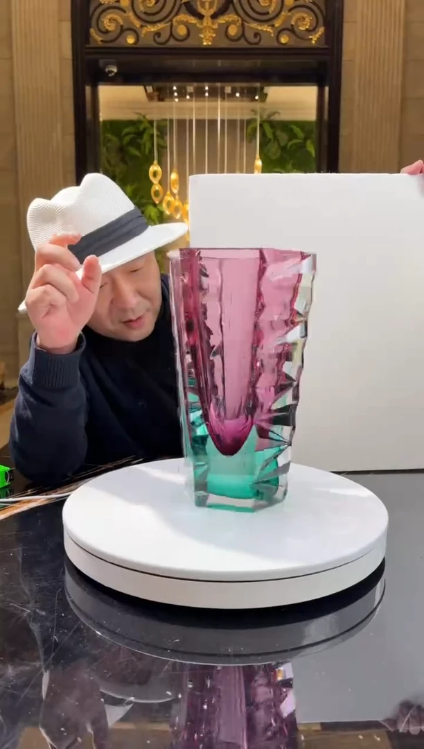 【闪购商品】摆件AJ031501金红湖水绿冰岛火山