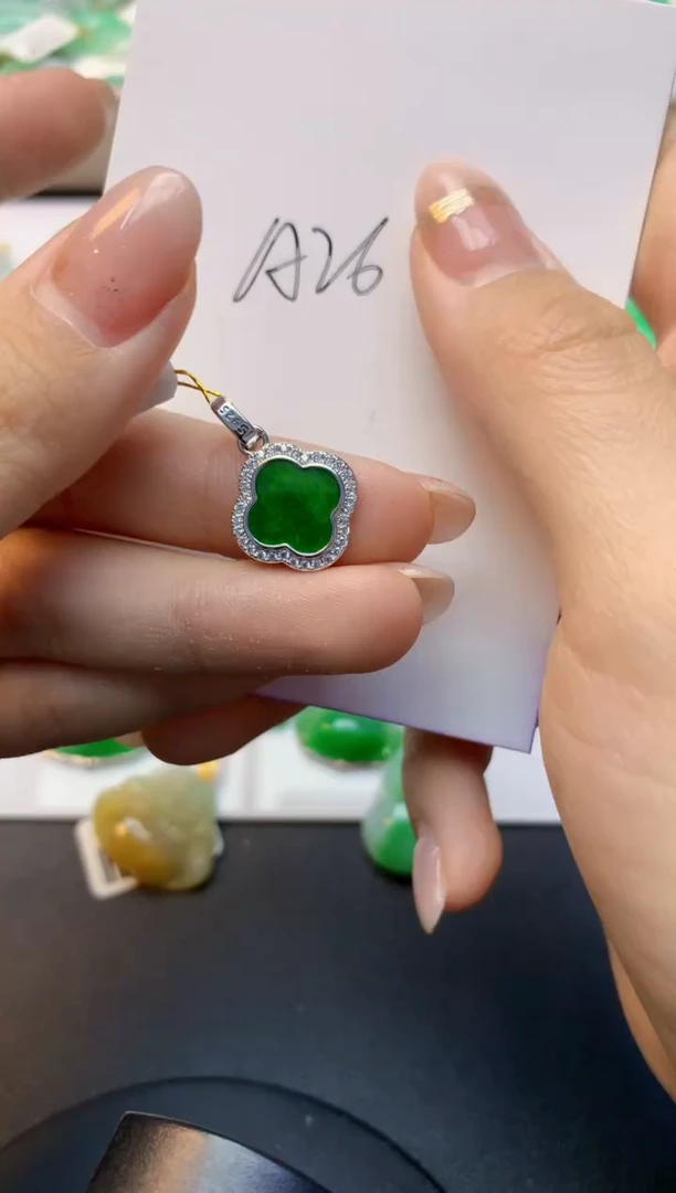 颈饰未镶嵌翡翠天然A货缅甸翡翠百元以上9元证书费自理