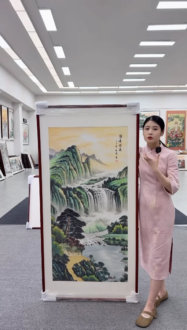 国画手绘 源远流长   172*85