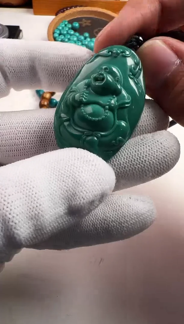 未镶嵌绿松石吊坠(不含链)绿松石