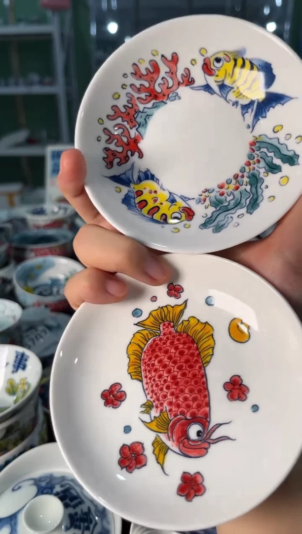 陶瓷昨明景德镇陶瓷：杯垫 两个一组