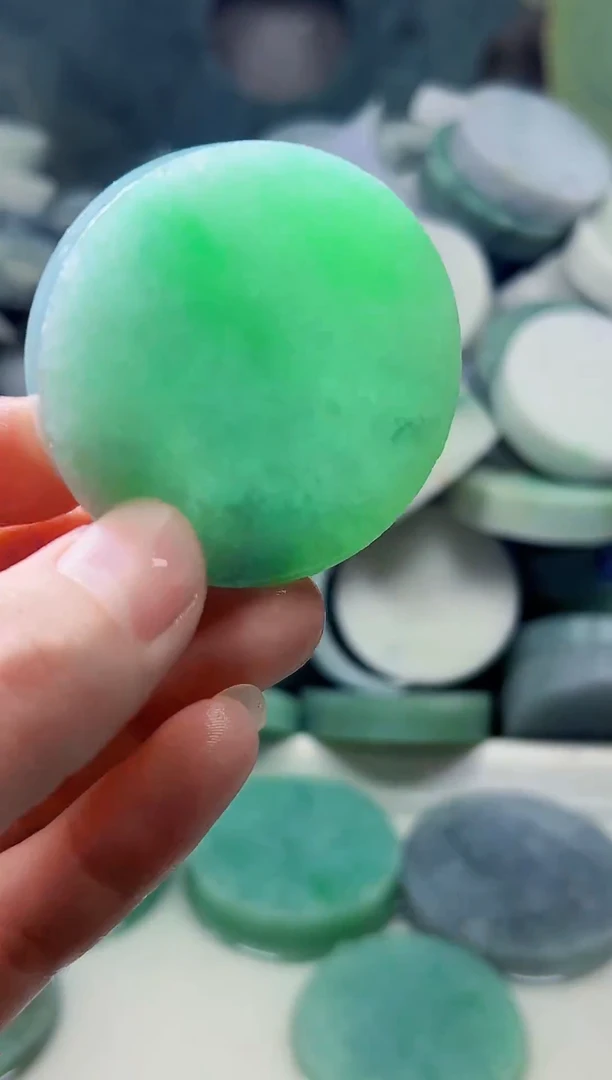 裸石翡翠天然翡翠A货余 南 728