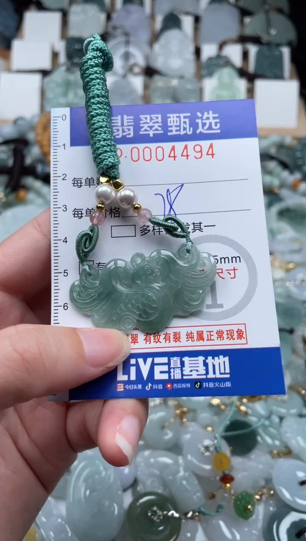 翡翠未镶嵌颈饰00..4494
