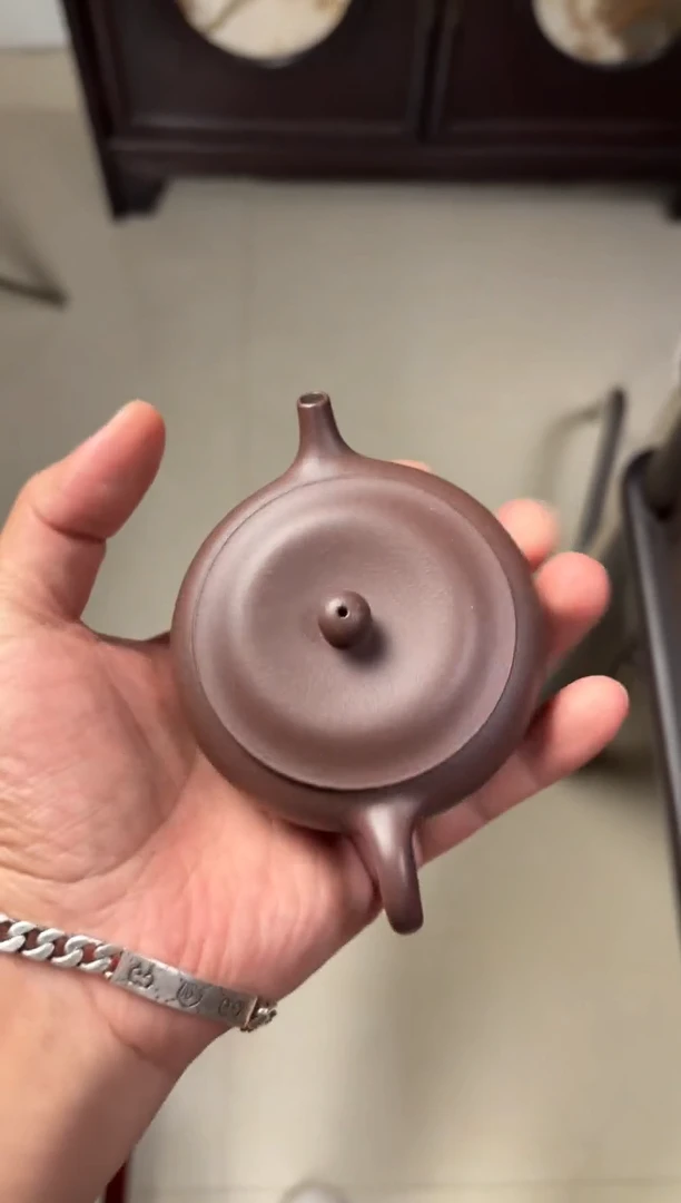茶壶紫砂福利清灰泥钵圆120毫升