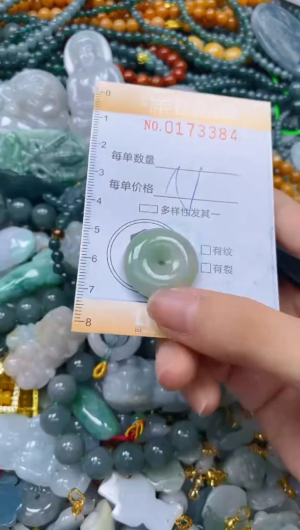 翡翠未镶嵌颈饰闪购0173384多样性发其一