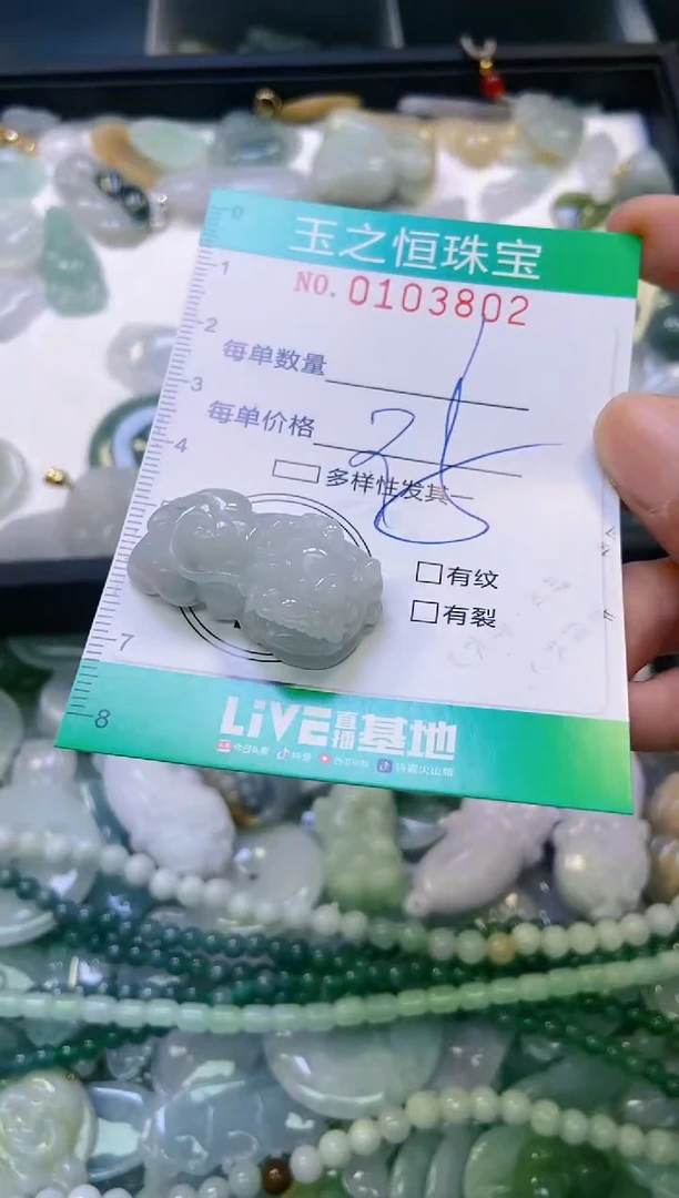 翡翠未镶嵌颈饰闪购0103802