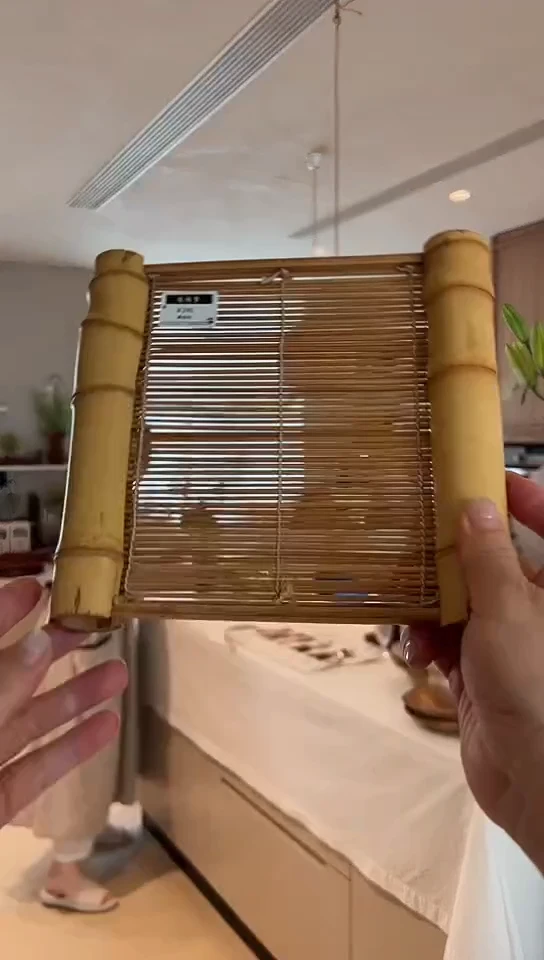 茶道摆件0000竹编滤水盘6476