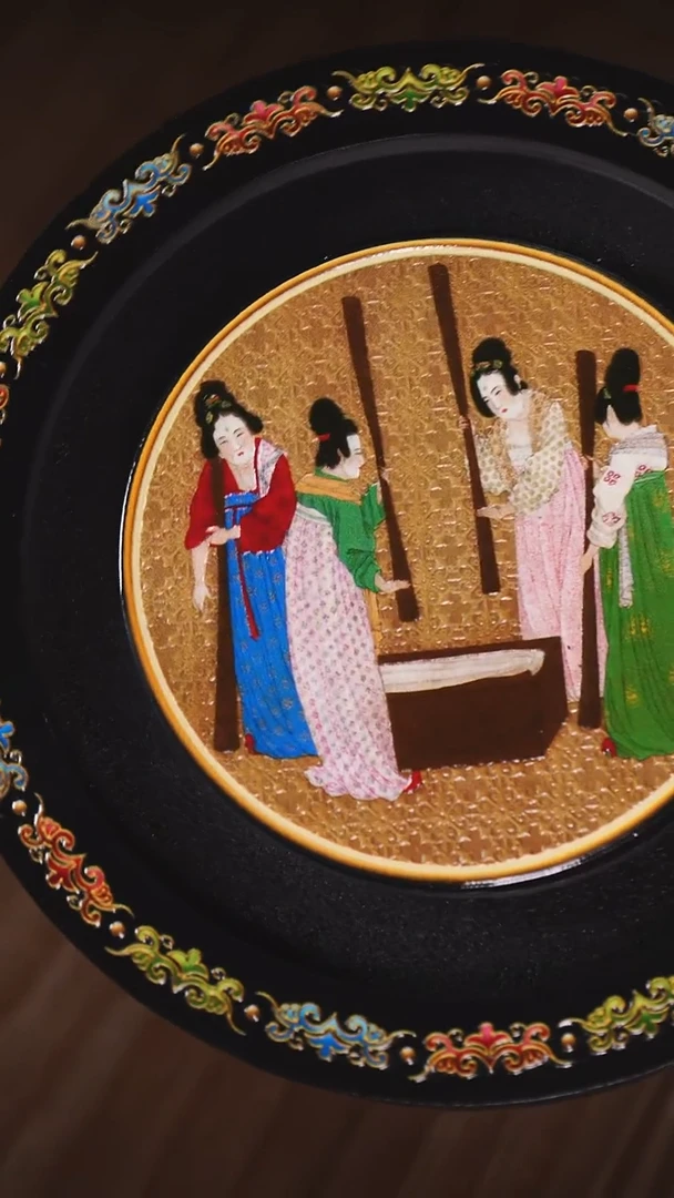 壹藏贰宝捣练图壶承一个