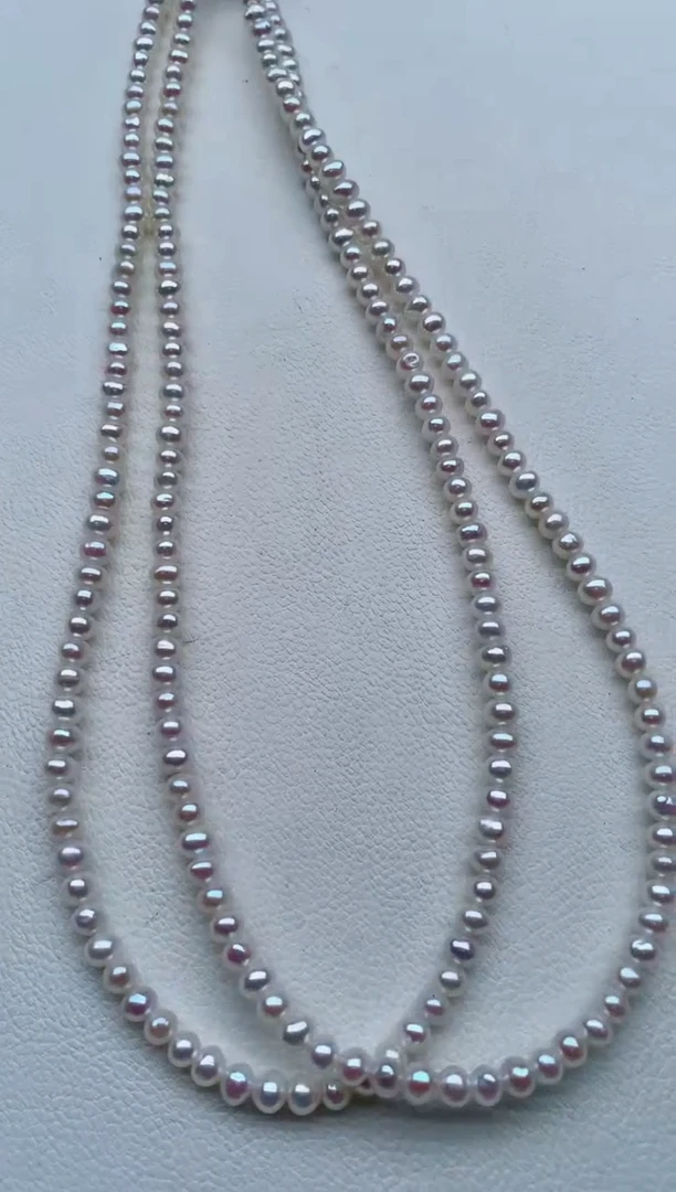 项链合金淡水珍珠多样性发其一，非无暇