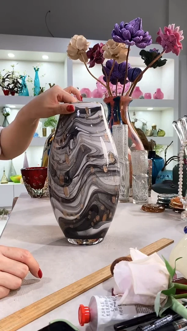 慕忆家手作琉璃花瓶