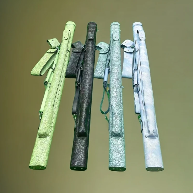 3/4唐草浮雕款小头杆/中头杆/台球杆包杆桶/防水防潮/可提可背