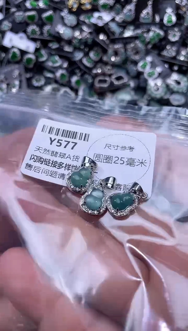 【闪购商品】翡翠颈饰未镶嵌Y577多样性发其一