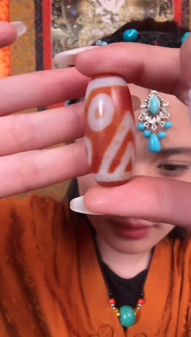 非金属无藏式风格二眼珠珠