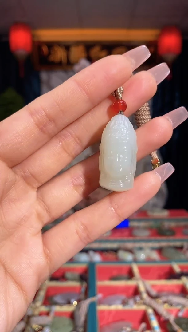 【闪购商品】和田玉颈饰未镶嵌悟道