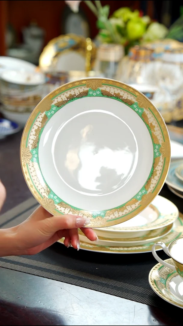 瓷片8英寸菜盘1个