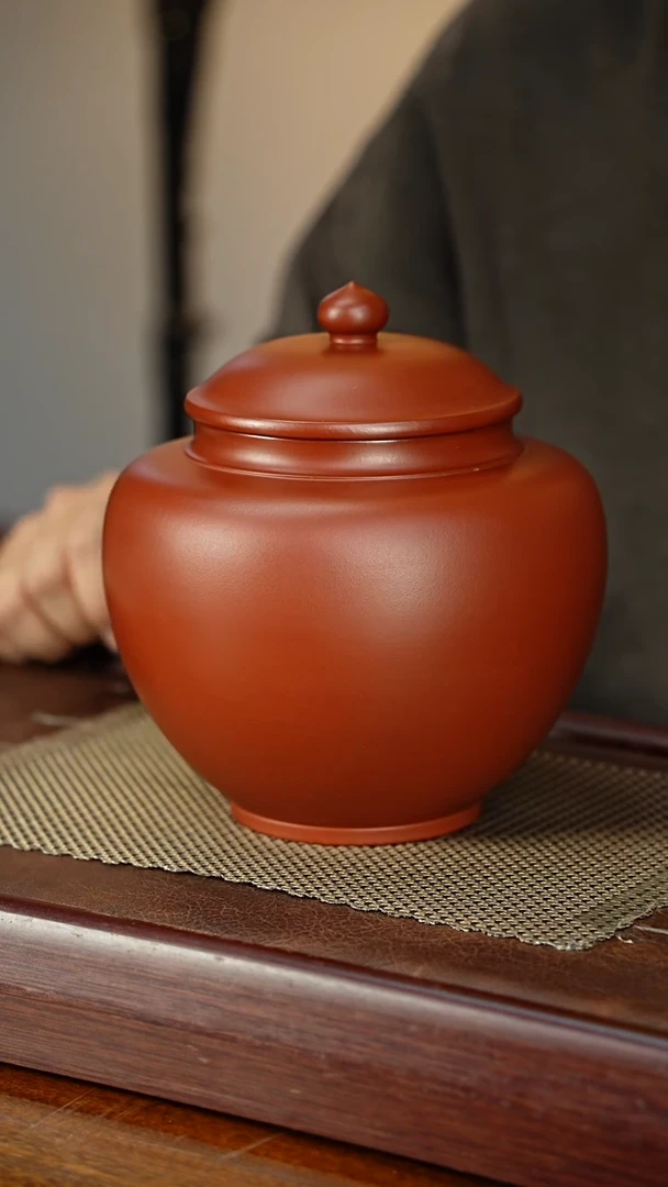 宜兴原矿紫砂茶叶罐
