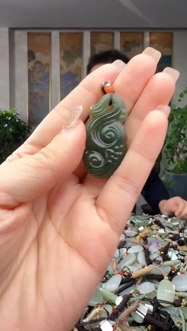 颈饰未镶嵌和田玉拍一发一多样性发货