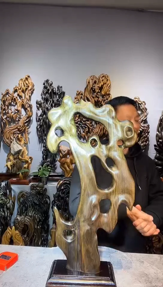 【闪购商品】金丝楠金丝楠小叶桢楠随行摆件4