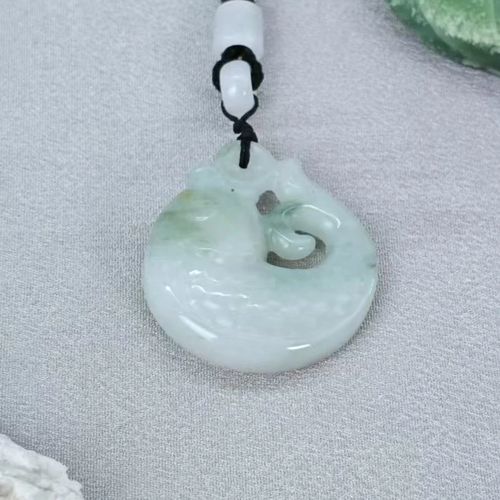 经典复古天山翠锦鲤吊坠/NYXF-TSCDZ-9