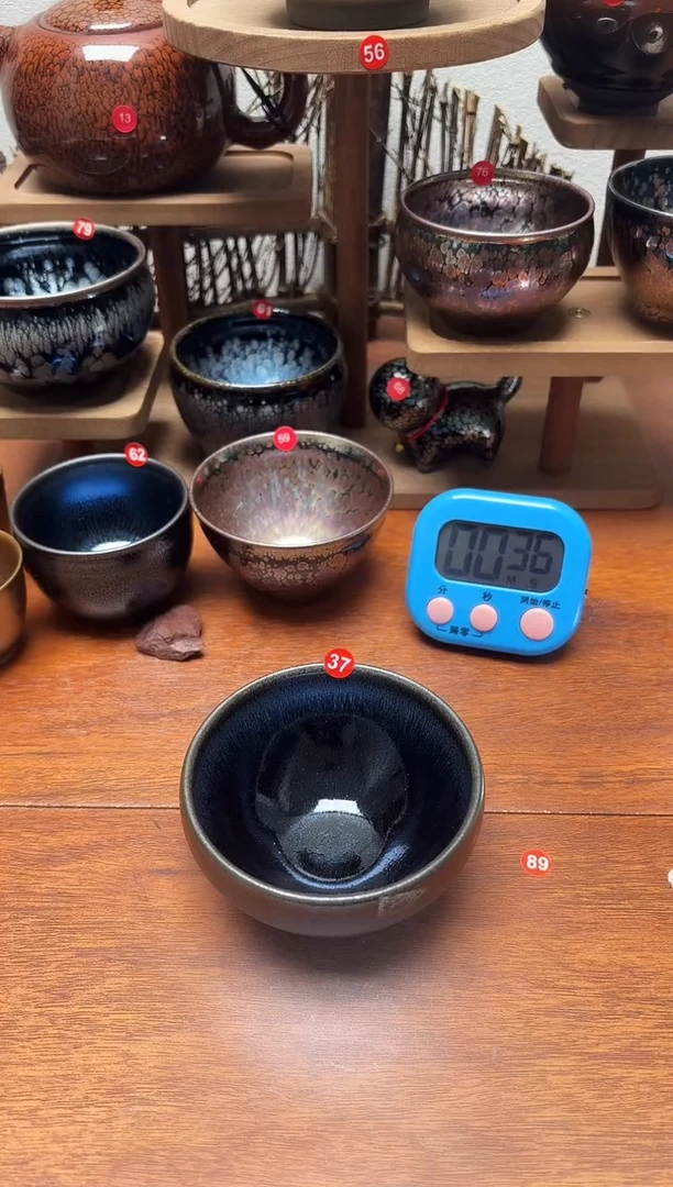 茶盏青**悔37号建盏工匠茶器