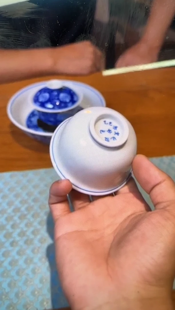 家***鱼妙色 柴窑葫芦小压手杯