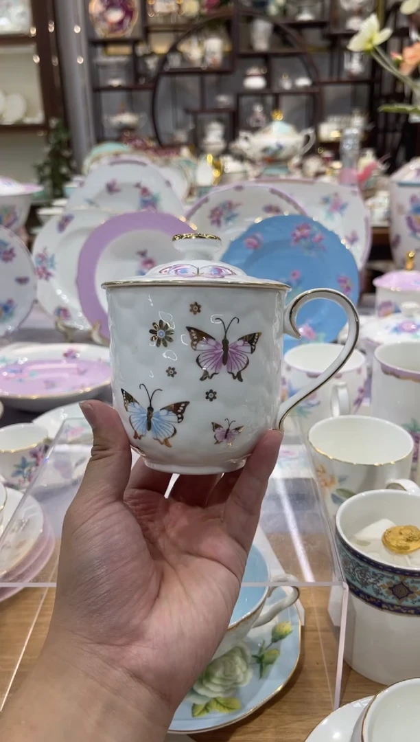 45%以上骨粉骨瓷盖杯