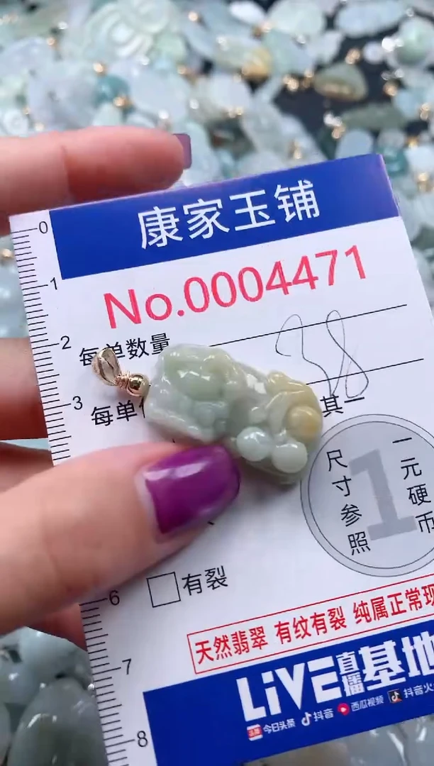 颈饰未镶嵌翡翠4471