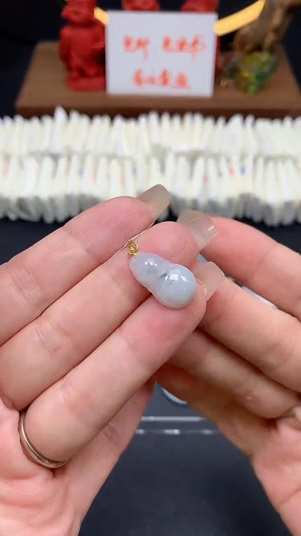 【闪购商品】翡翠吊坠(不含链)18K金镶嵌MS155246