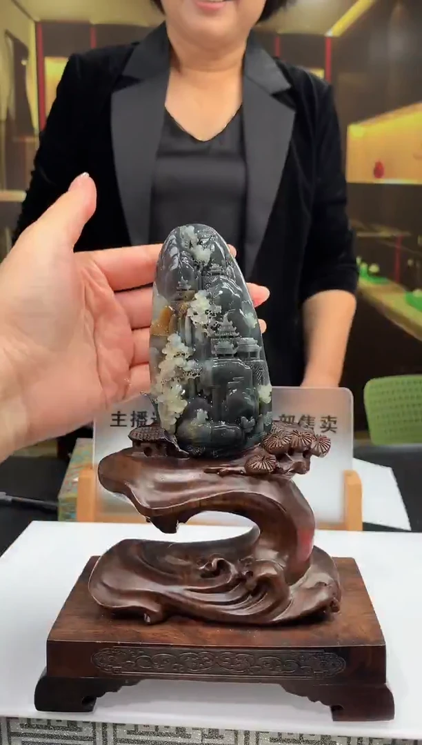 未镶嵌和田玉摆件120394多样性发一